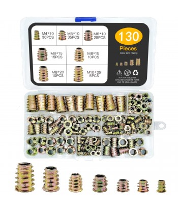 130PCS Metric Threaded...