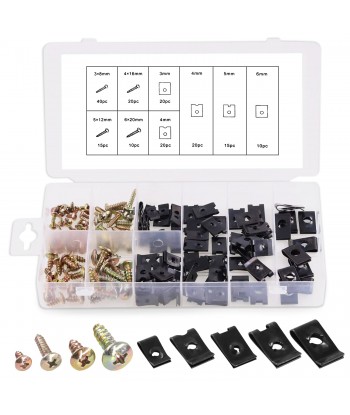 170pcs Car UClip U Nut and...