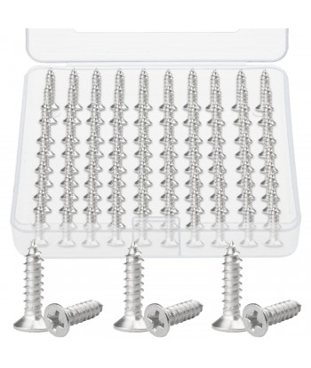 Wood Screw Set, 100 Pieces,...